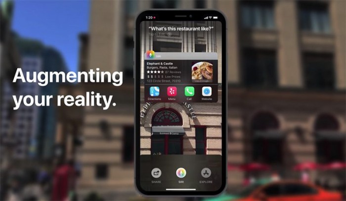 iOS 12 概念设计：全新Siri视野模式 通过AR看世界